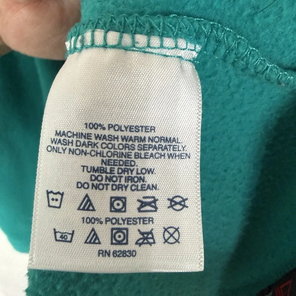 Lands End Womens Polartec Aircore 100 Fleece Pullover Snap Henley SZ 3X Cozy